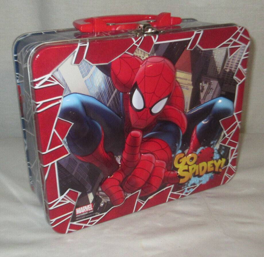2013 Marvel Spiderman 3D Metal Lunch Box