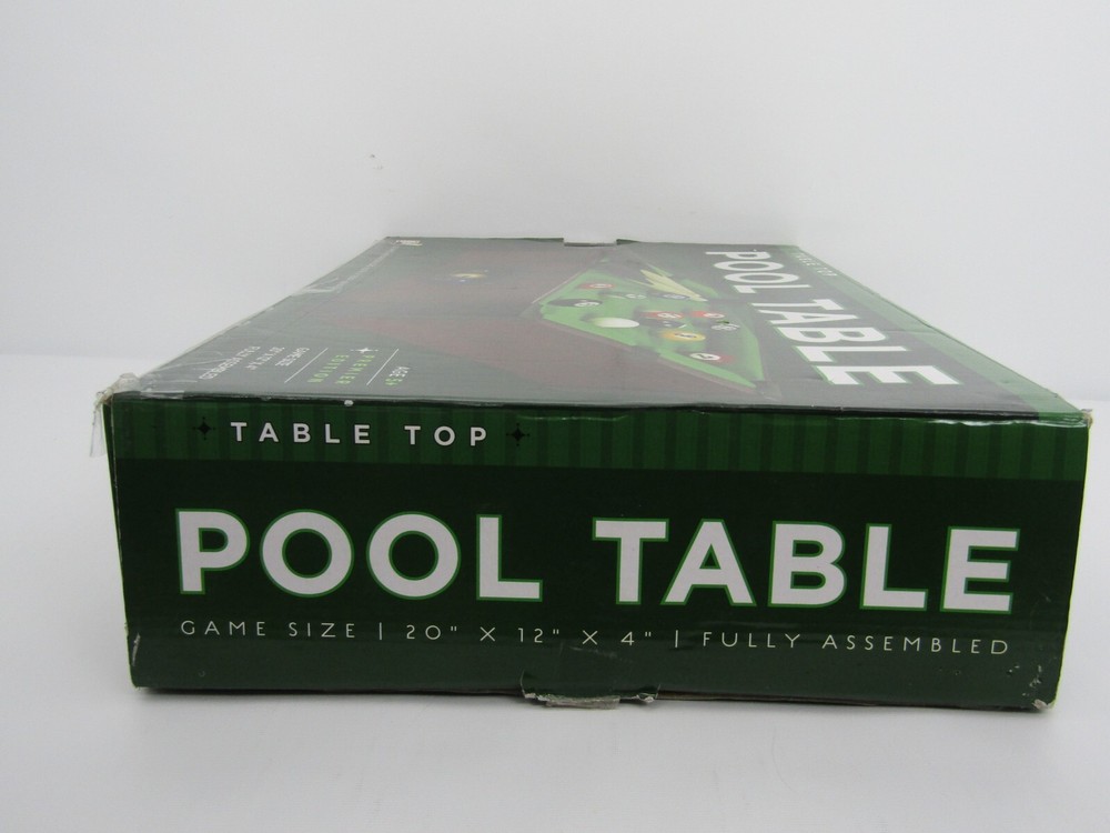 Pool table Snooker Indoor Game Compact Mini Portable Tabletop Play set