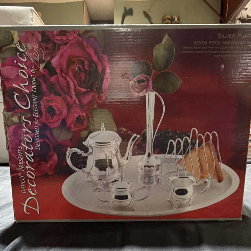 Davco Silverplate Seven Piece Breakfast Set