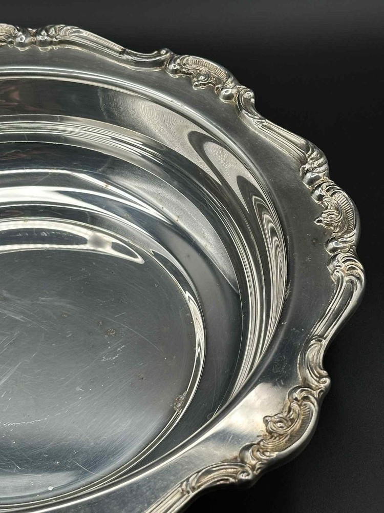 Gorham Heritage YH346 Silverplate Covered Serving Dish 11.5" With Lid