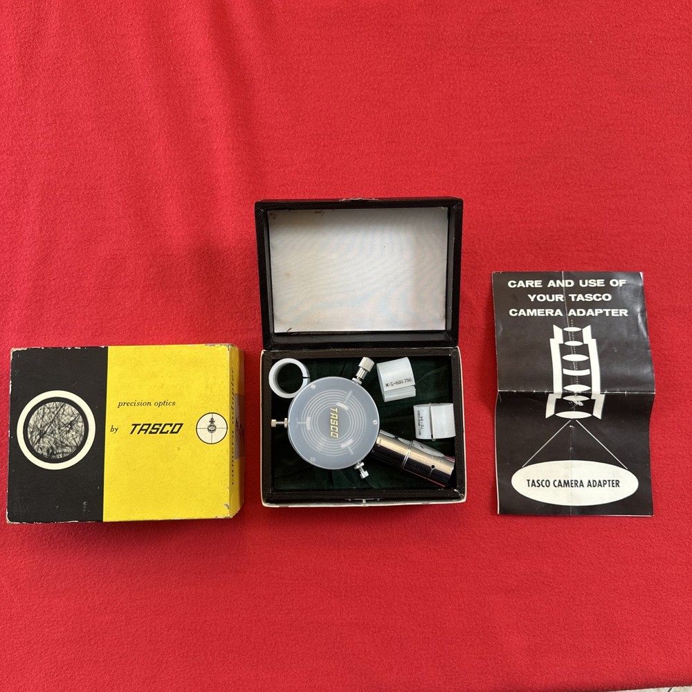 Tasco Microscope Camera Adapter 1" for attachment ring adjustable 1" 30.5mm 23mm