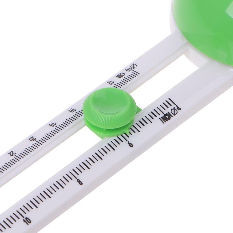Simple Plastic Round Cutting Model Compass Circle Circular Cutter for Pape