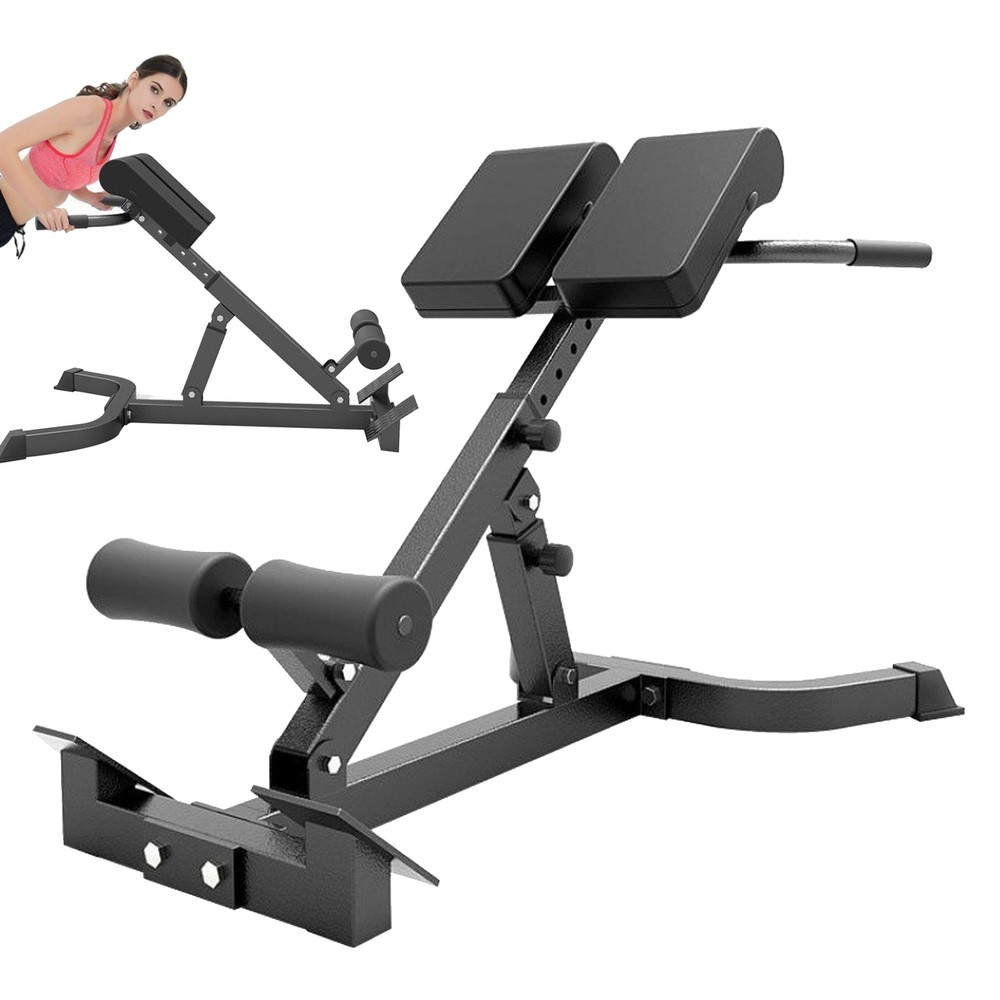 Hyper-Extension Roman Chair - Adjustable Lower Back Bench Machine