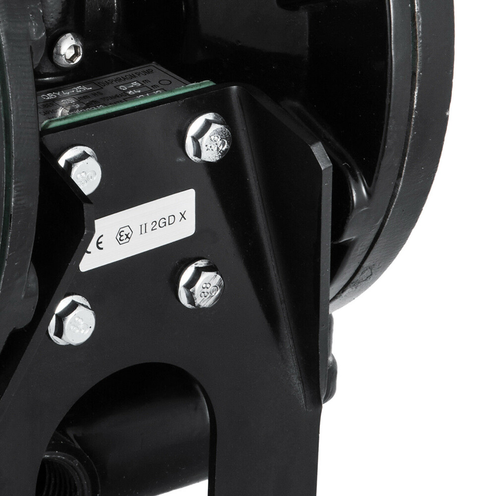 35Gpm Pneumatic Dual Diaphragm Pump Air-Operated Waste Oil Transfer Pump 120PSI