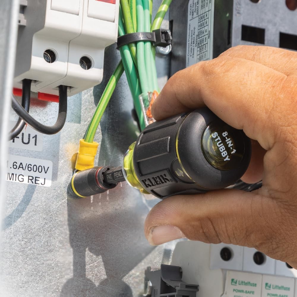 Klein Tools 32766 Impact Driver, 3-in-1 SAE Socket and Bit Silver