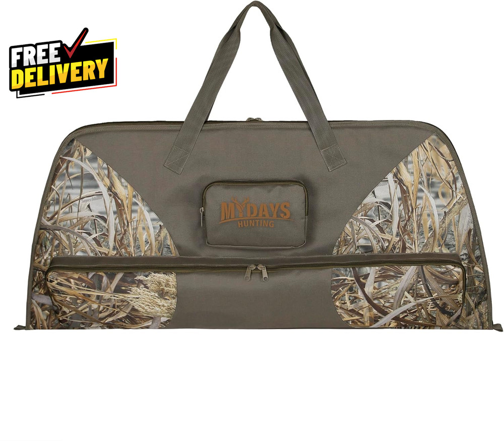 Camo Soft Compound Bow Case 41 Inch Archery Storage Bag with Padding…