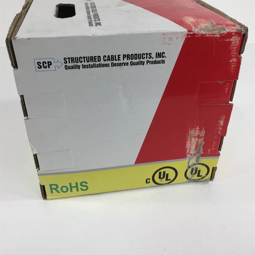 Structured Cable Products 16/40FC-OR Unshielded Riser Cable 4/C Orange 500'