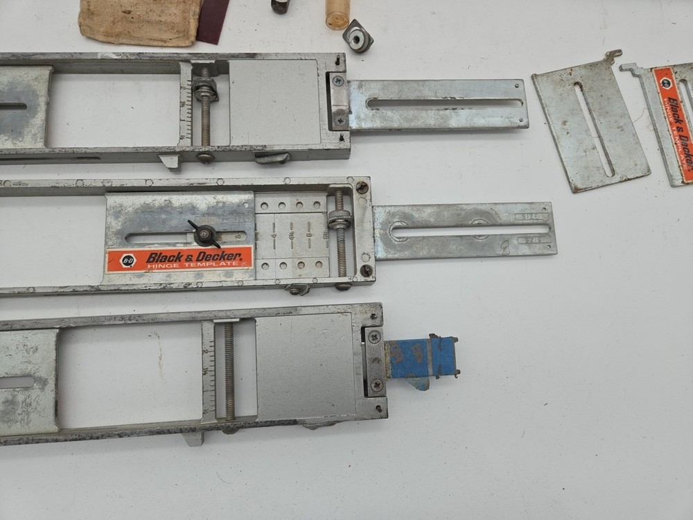 Black and Decker Hinge Butt Template Set. Doors, cabinets, Full sized set
