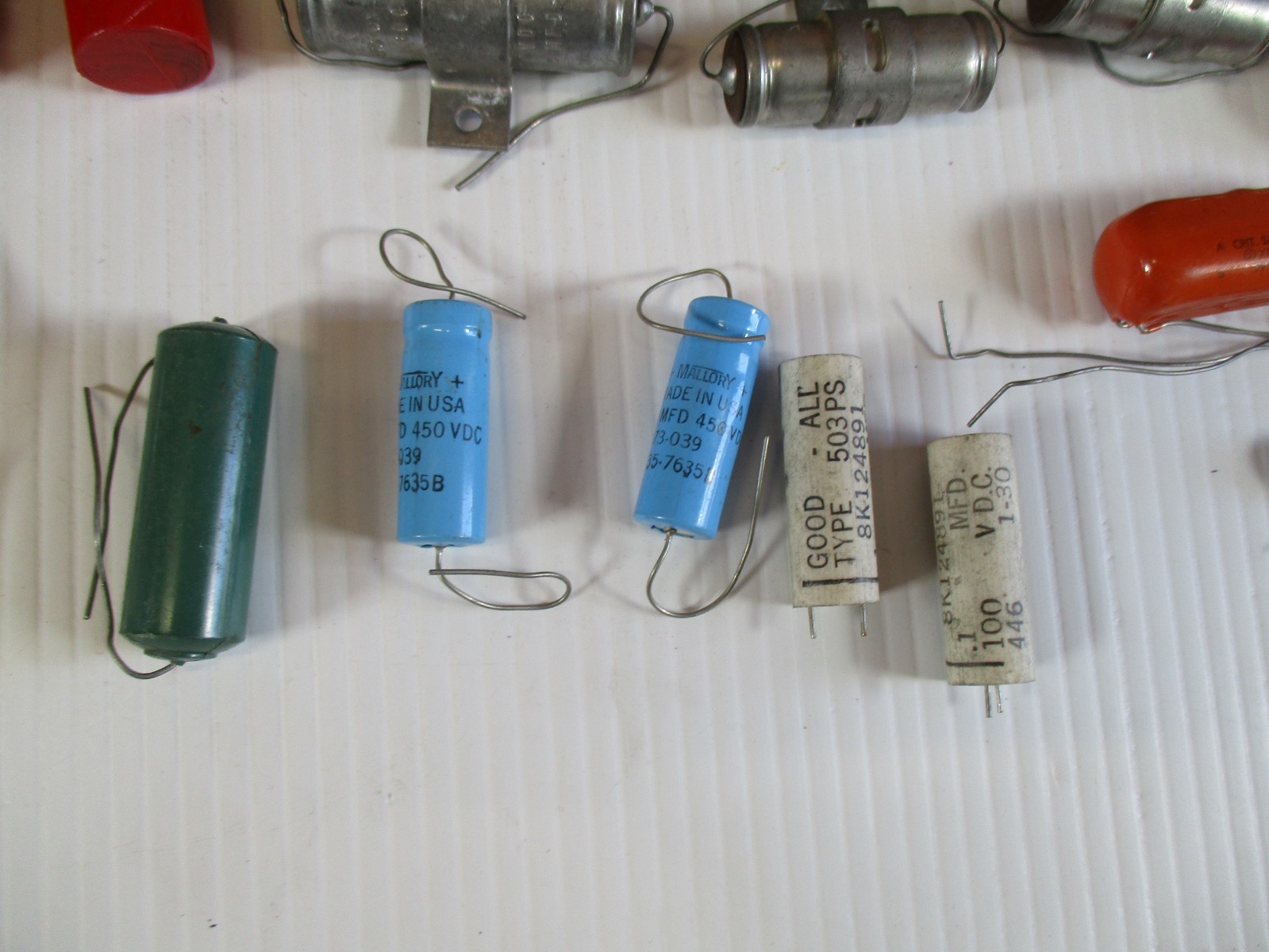 Lot of Vintage Electrolytic Capacitors New Old Stock Lot of 260 Ham Radios