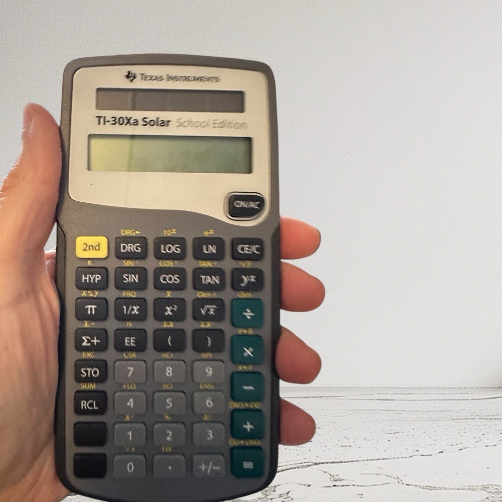 Texas Instruments TI-30 Scientific Calculator – Tested & Working School Edition