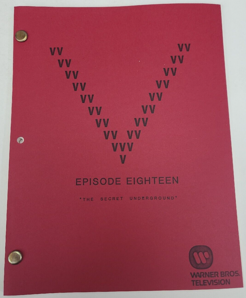 V / David Braff 1984 TV Script, Frank Ashmore "The Secret Underground"