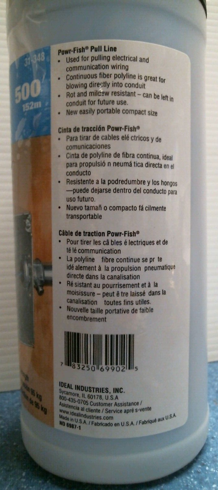Ideal 500' Powr-Fish Pull line (31-348) FS