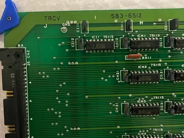 HITACHI HL700 E-BEAM LITHOGRAPHY TOOL TRCV PCB P/N 583-6512