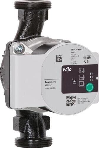 Pump Wilo Yonos Para RS Class A 25/6 High-Efficiency Circulation Pump