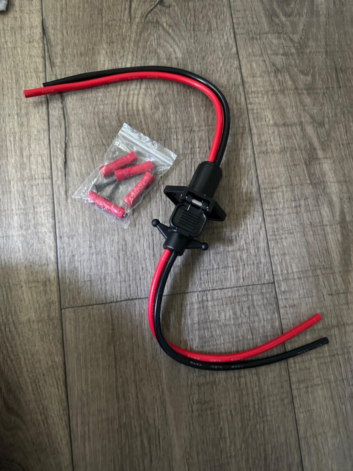 Trolling Motor Plug and Receptacle, Copper 2 Wire 8 Gauge 12V-24V Minn Kota Boat