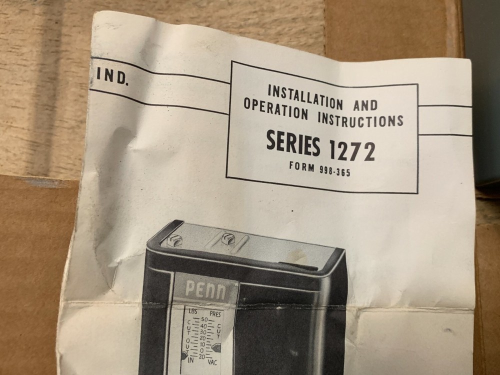 Penn 1272 Temperature Controller - NIB