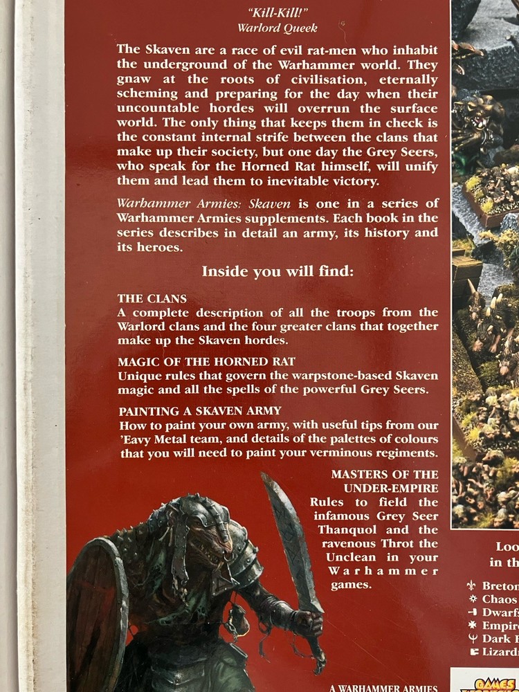 Warhammer - Skaven Paperback