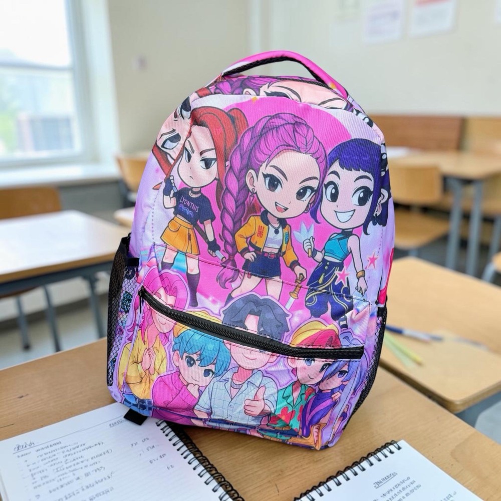 Kpop Characters School Backpack
