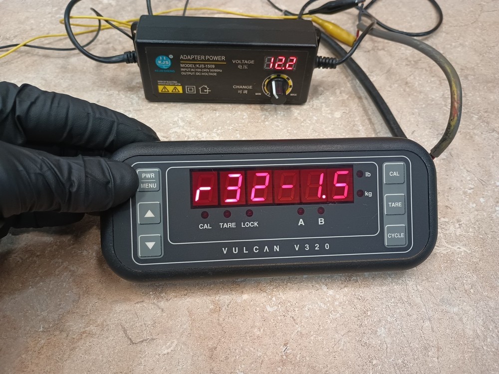 Vulcan V320 Scale Meter on board scale meter Working