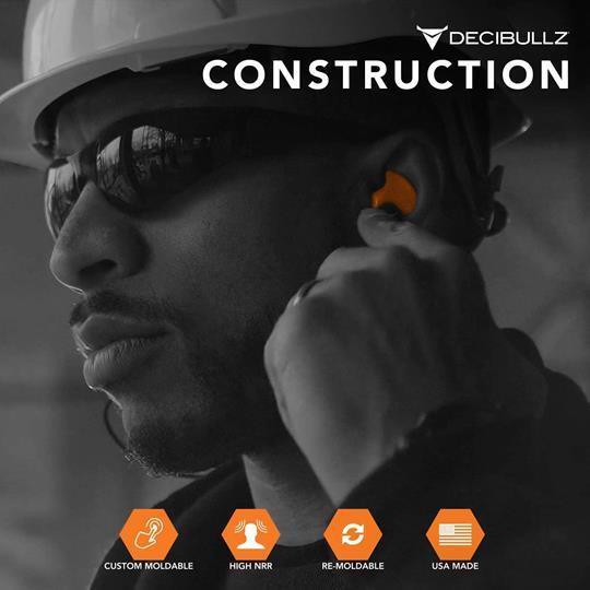 Decibullz Earplugs | Orange