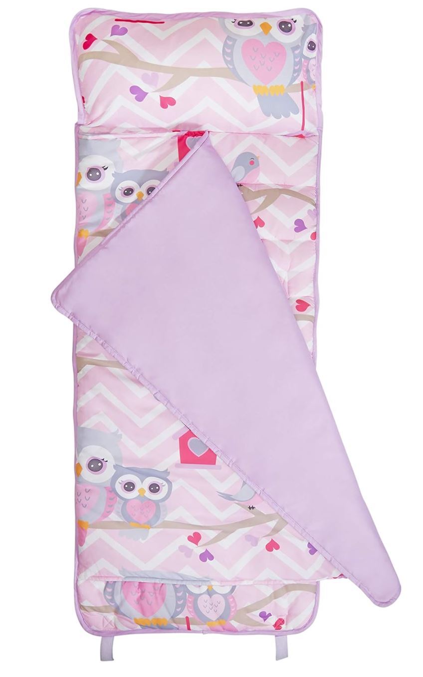 NAP MAT Sleeping Bag with Removable Pillow Kids Toddlers Sleepover EVERYDAY KIDS