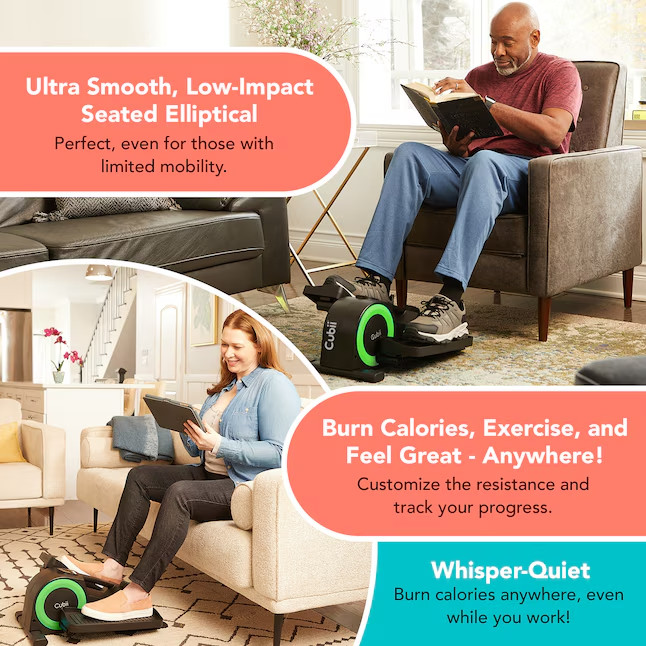 Cubii JR2 Magnetic Resistance Compact / Under Desk Elliptical