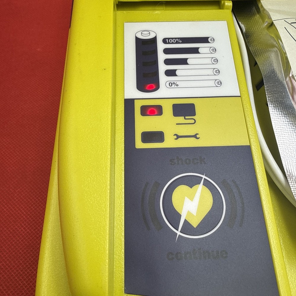 POWERHEART AED 9200RD Tested Working (read Description)