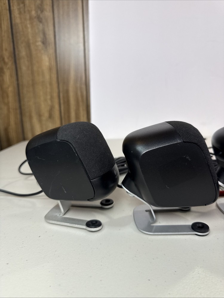 4x Logitech Z-640 Computer System Satellite Speakers Used