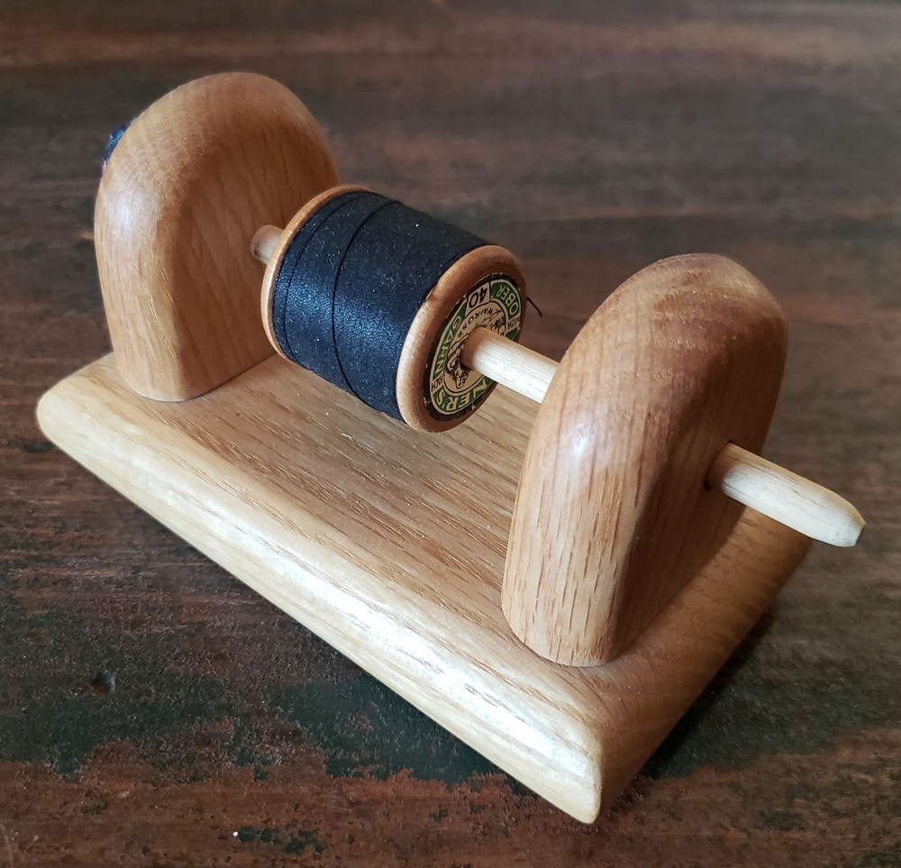 Vintage Carol Armstrong Quilt Thread SPOOL HOLDER Designed For Thread CRAFTER