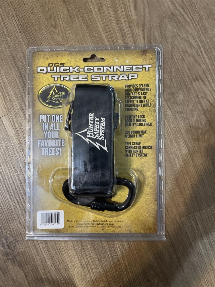 Hunter Safety System Quick-Connect Tree Strap for Tree-Stand Hunting Single