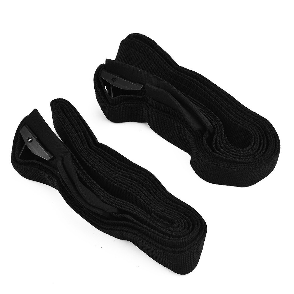 Tie Straps Luggage Black Polyester Webbing Surfboard 1 Pair High Quality
