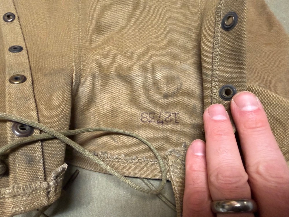 ORIGINAL WWI US ARMY INFANTRY M1917 COMBAT FIELD LEGGINGS- SIZE 3