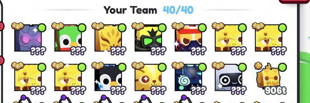 12 Pet simulator 99 huges, 1$ each