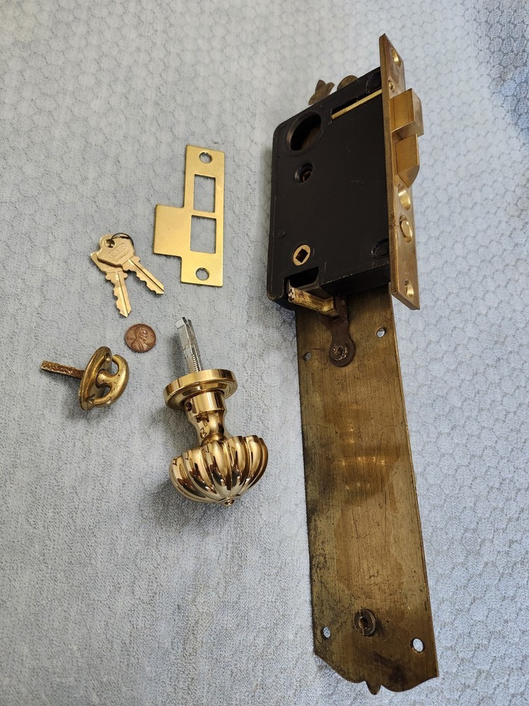 Thumb Handle Front Door Mortise Lock Complete
