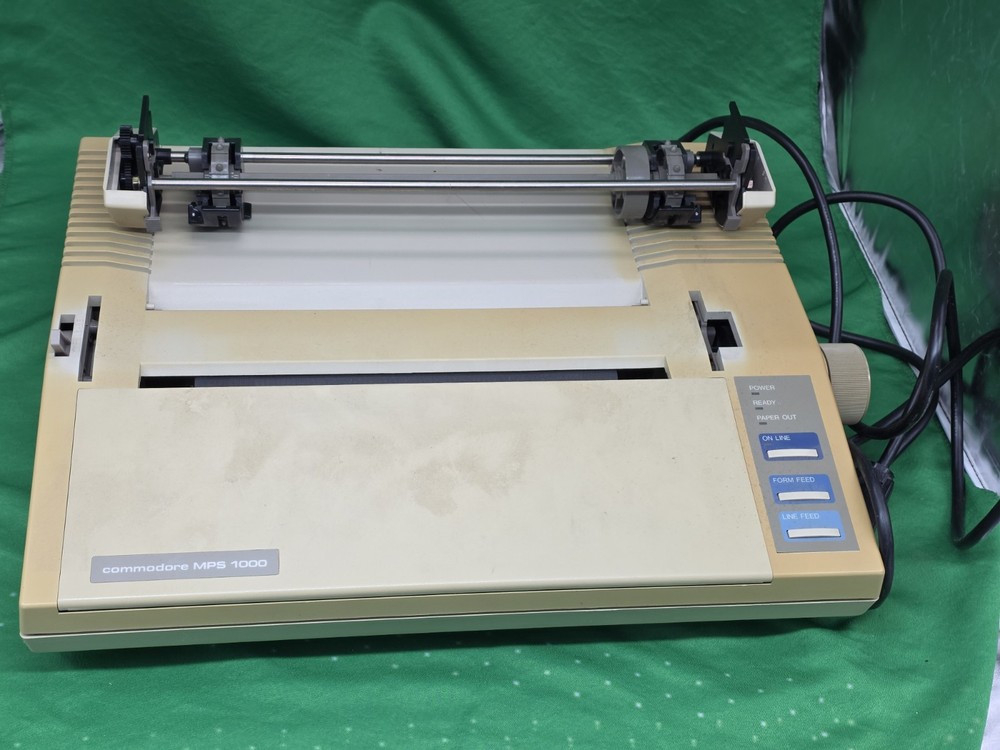 Commodore MPS-1000 Dot Matrix Printer Vintage Model