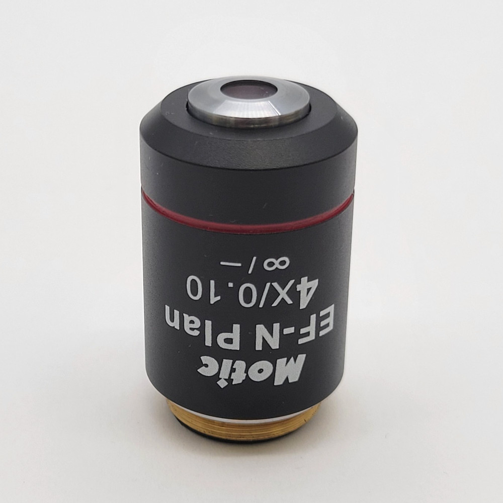 Motic Microscope Objective EF-N Plan 4x ∞/0.17