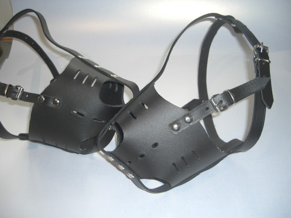 Strong Real leather Dog Muzzle German Shepherd and Other