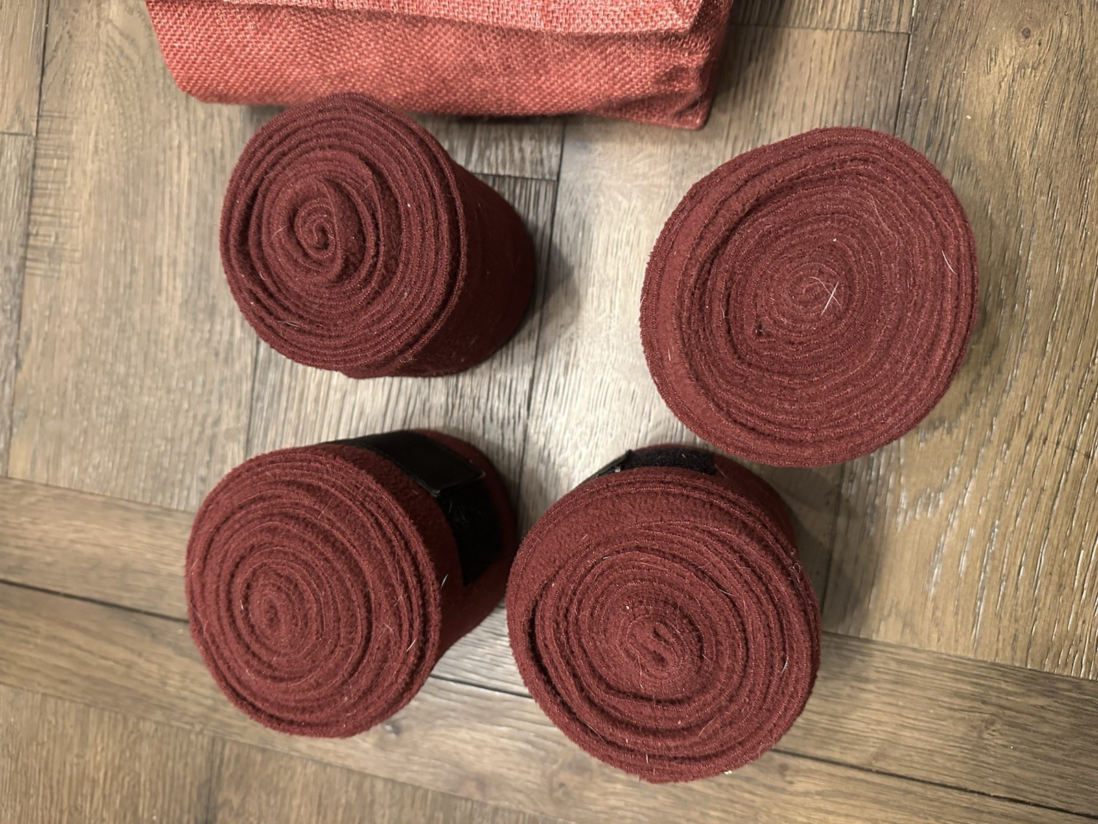 Horse Tack - LeMieux Burgundy Polo Leg Wraps