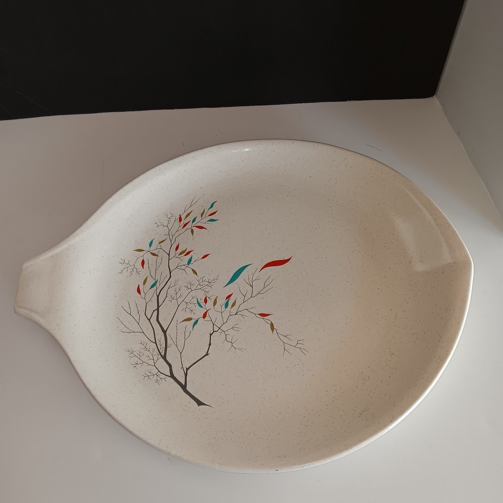 Vintage Serving Platter. Salem China "Southwind". Has Chip On Underside.
