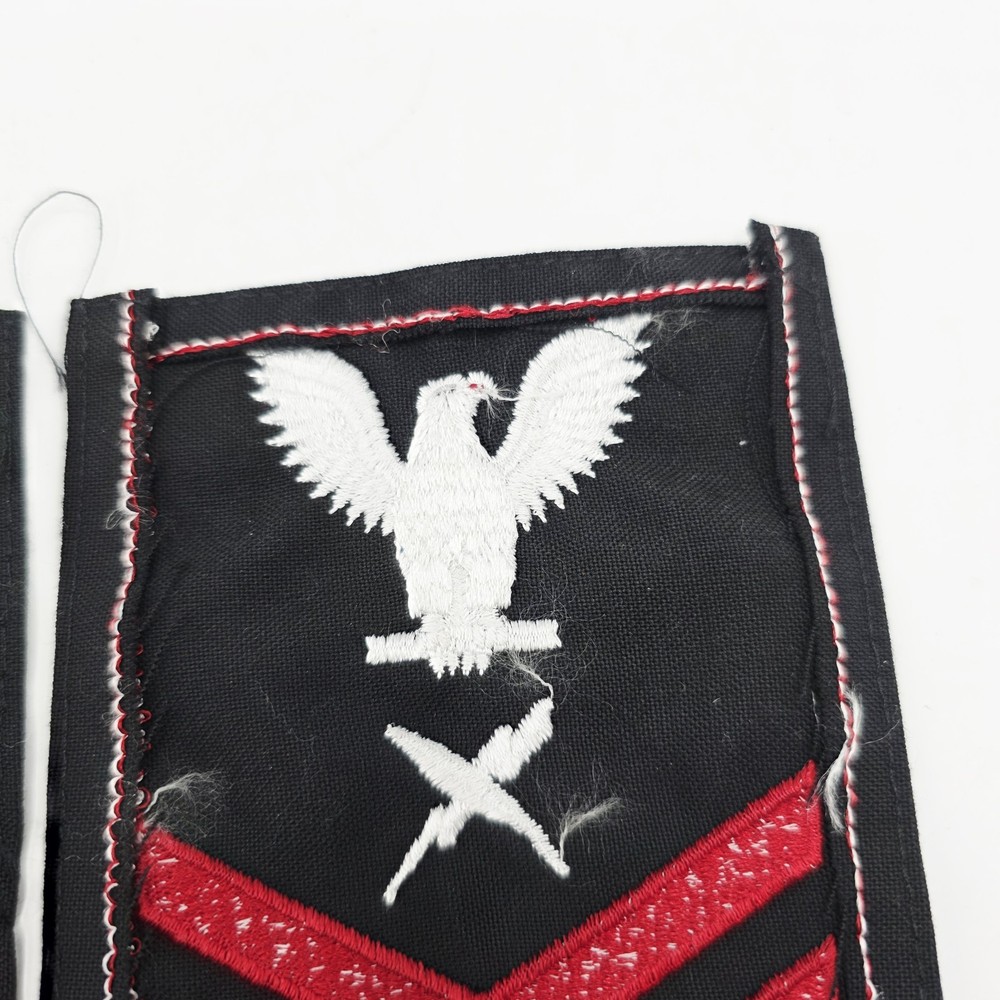 2 US Navy PO First Class E-6 Rate Cryptologic Technician Military Felt Patch