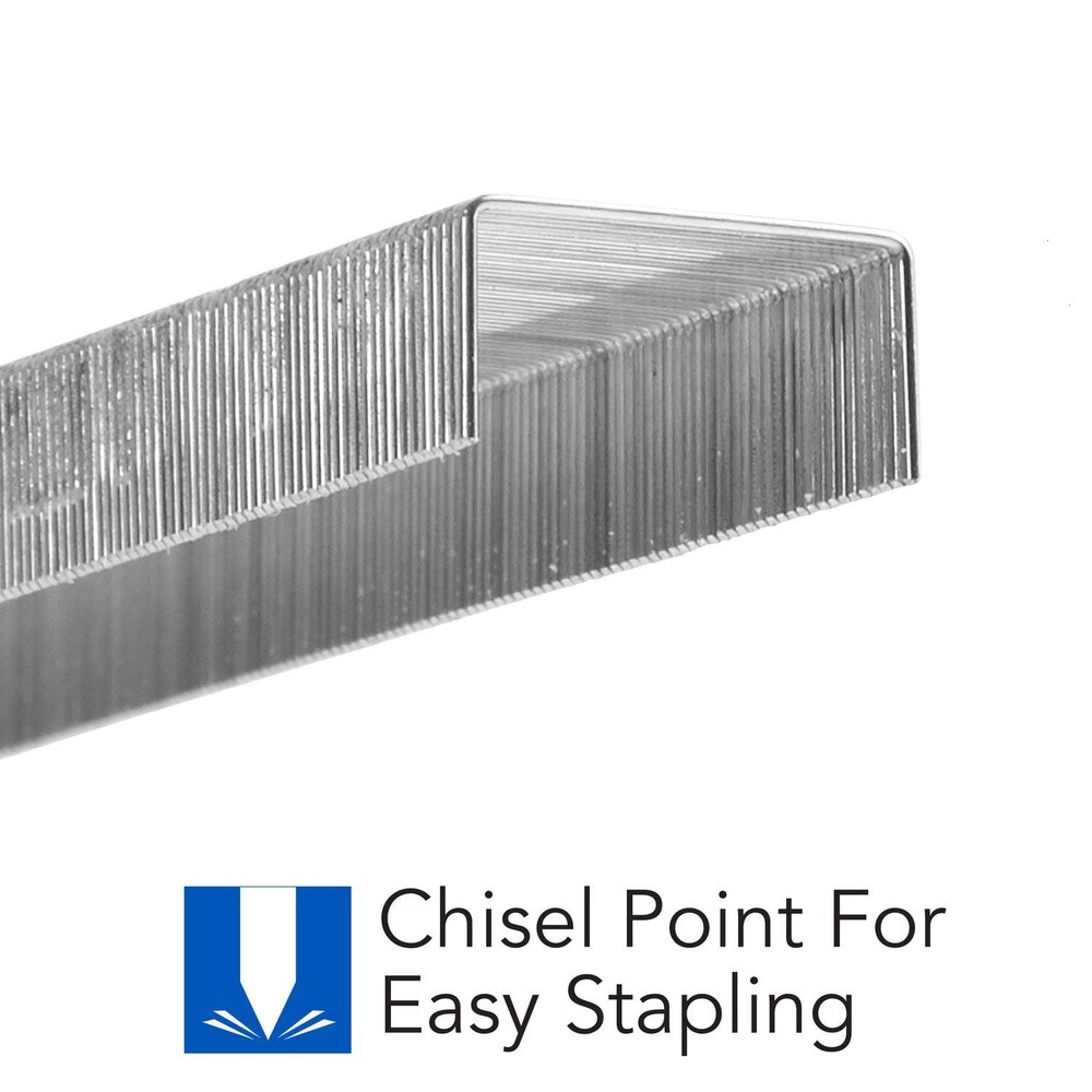 Swingline Standard Staples 2 Pack 10000 Staples Chisel Point 25 Sheets Capacity