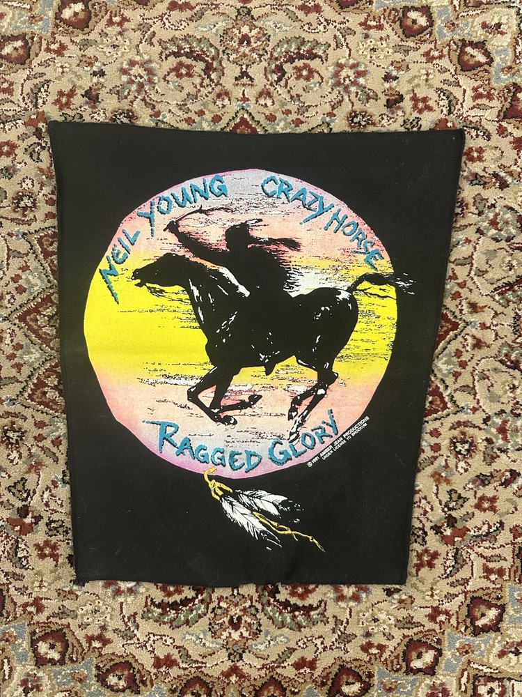 Neil Young Ragged Glory Mini Tapestry 1991