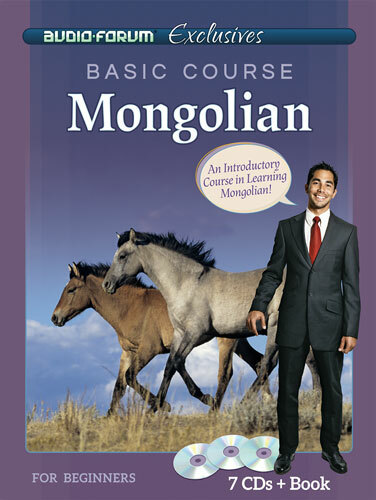 Basic Course Mongolian (7 CDs/Book) by Audio Forum - *NEW in BOX*