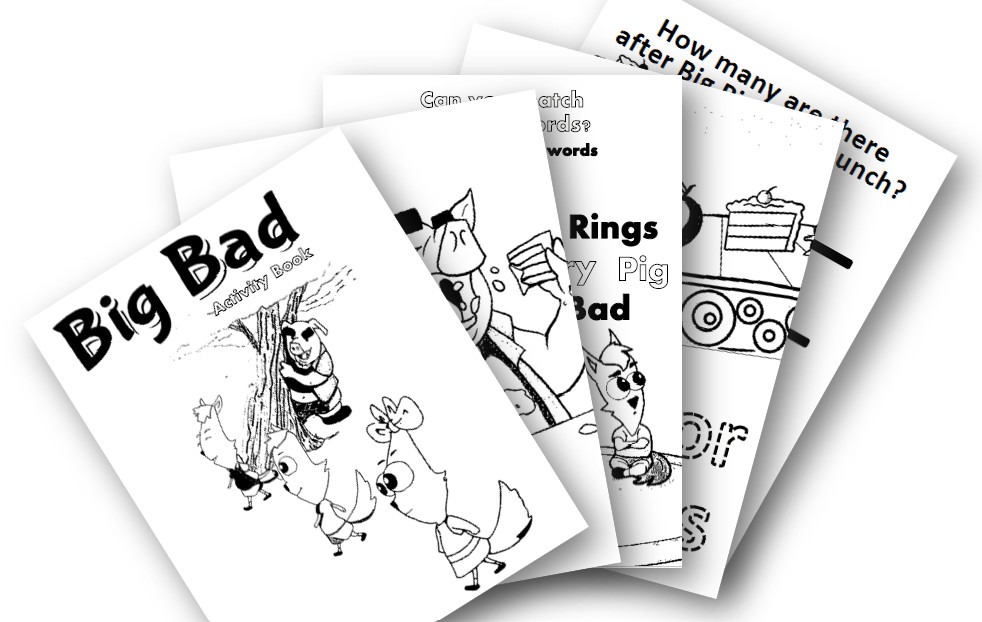DIGITAL CONTENT- 2025 Big Bad Coloring & Activity Book 30+ Pages PRINTING REQ'D