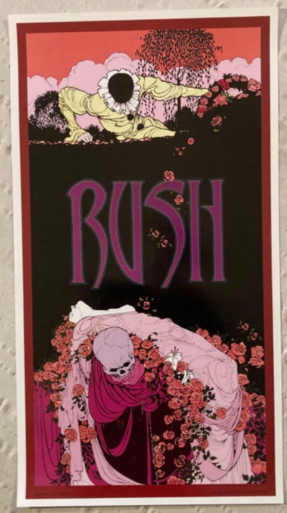 Rush 2008 Bob Masse Art Poster B