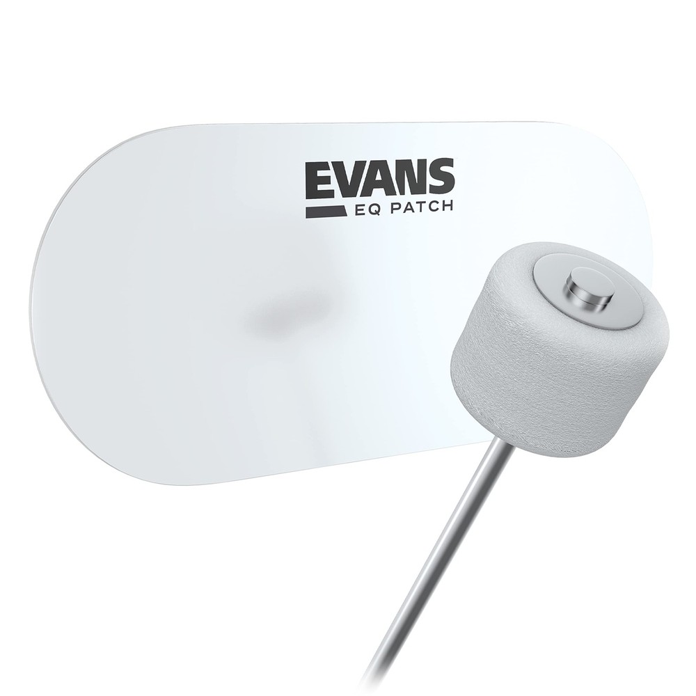EQ Double Pedal Patch, Clear Plastic