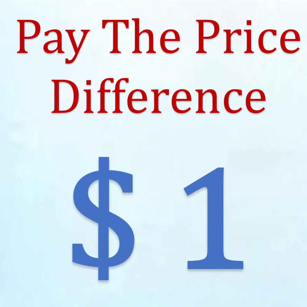 For the price difference, balance the order For different shipping fee
