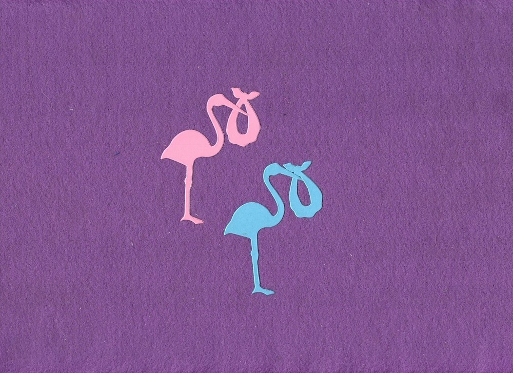 STORK & BUNDLE small die cuts scrapbook cards