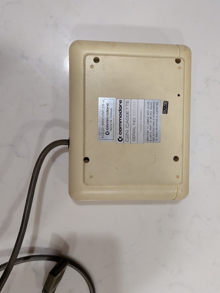 Vtg Commodore Datassette C2N Cassette Tape Counter for Commodore Untested