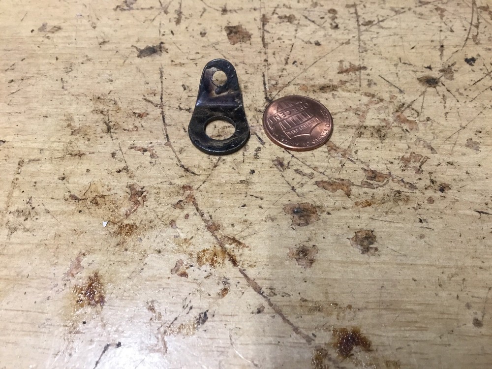 M29/C Studebaker Weasel Clip, Clutch Pedal Operating Lever Return Spring, Rear